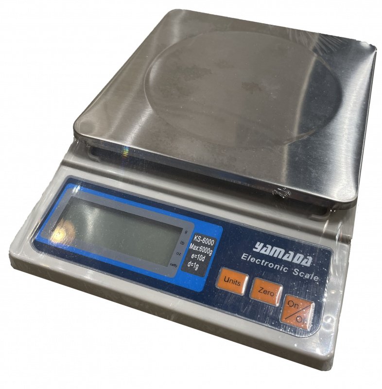 YAMADA Kitchen scale (rechargeable type) KS-6000 ( 1g - 6000g)