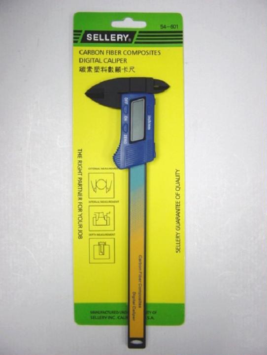 Sellery 碳素塑膠數顯卡尺 Y540601