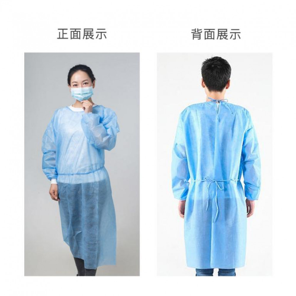 一次性隔離保護衣套裝 45g PP無紡布 (衣服帽鞋)【每套10件】