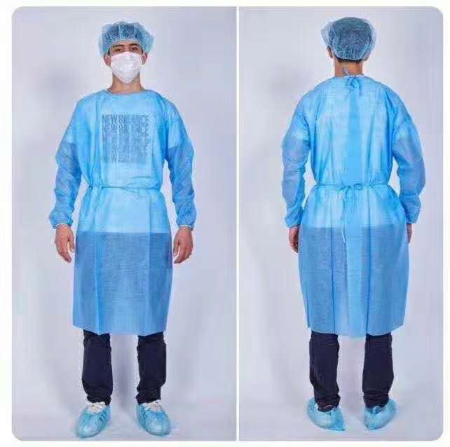 Disposable Isolation Protective 45g pp Clothing Set 10pc