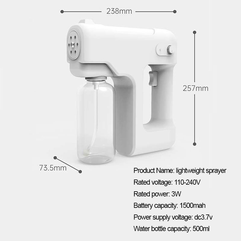 S800  藍光納米無線噴霧槍 (USB充電式 )