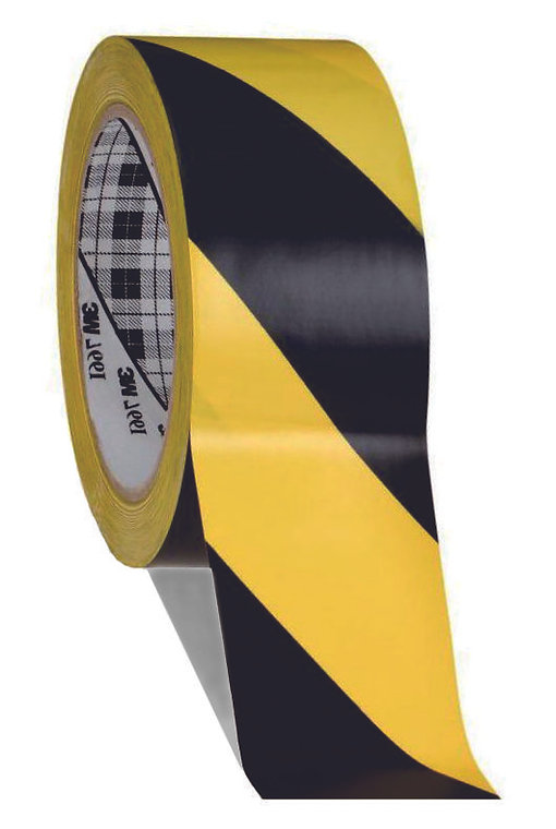 Yellow/Black Hazard Warning Tape