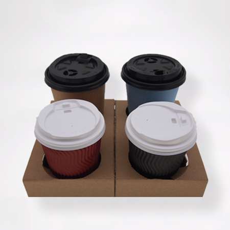 Four Grid (Variable Two Grid) Pit Paper Cup Holder