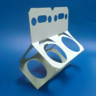 (White) 2 Cavity Cup Tray With Handle