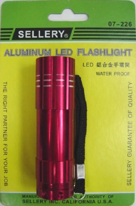Sellery 9LED 铝合金电筒Y07226