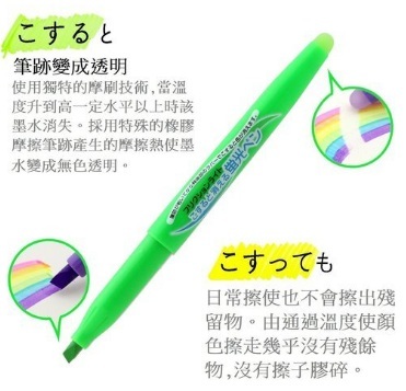百樂牌 Frixion SFL-60SL-6C 擦擦螢光筆 6's (基本色)