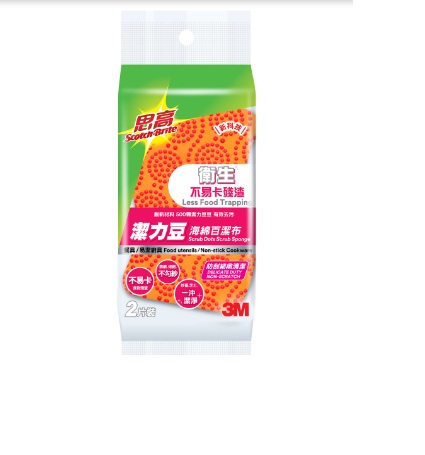 思高 洁力豆海绵百洁布-防刮细致清洁 SD31-2 2'S
