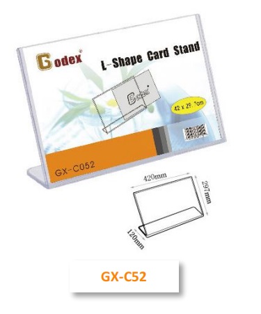 Godex (GX-C52) L型目錄展示架 420 x 120 x 297mm