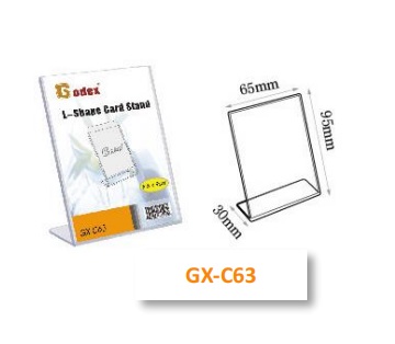 Godex (GX-C63) L型目錄展示架 65 x 30 x 95mm
