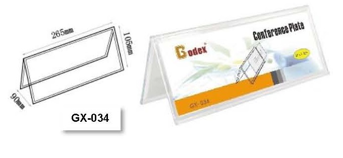 Godex (GX-034) V型人名展示座  265 x 90 cx 105mm