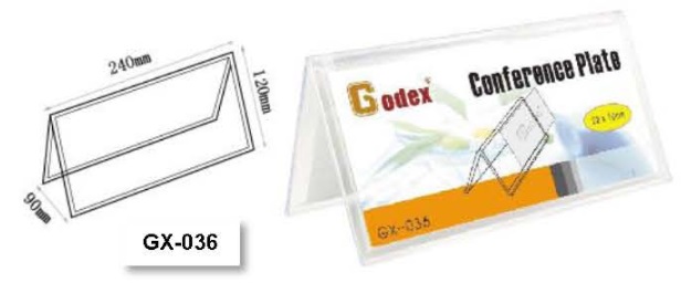 Godex (GX-036) V型人名展示座 240 x 90 x 120mm