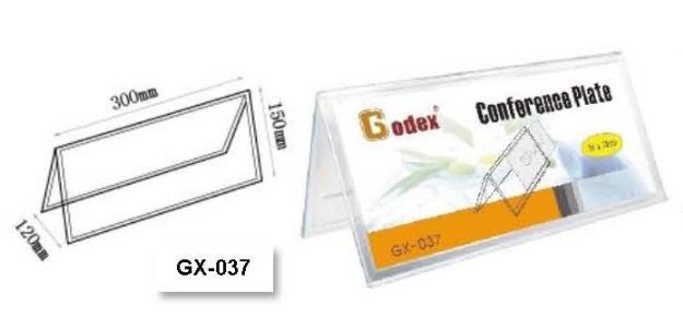 Godex (GX-037) V型人名展示座  300 x 120 x 150mm
