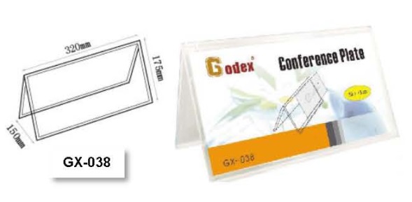 Godex (GX-038) V型人名展示座 320 x 150 x 175mm