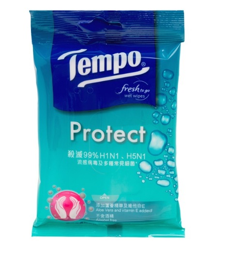 Tempo 抗菌倍護濕紙巾 10片裝