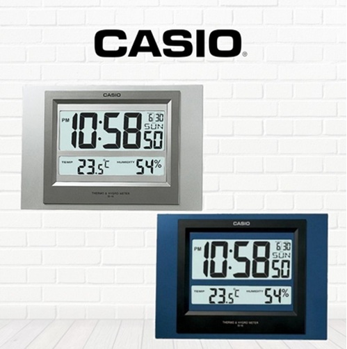 Casio ID-16S-2D 温湿度计电子挂钟