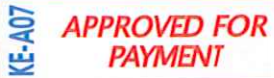 Deskmate 原子印 KE-A07 - APPROVED FOR PAYMENT