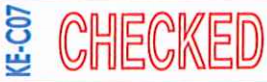 Deskmate 原子印 KE-C07 - CHECKED