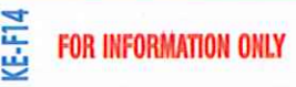 Deskmate 原子印 KE-F14 - FOR INFORMATION ONLY