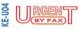 Deskmate 原子印 KE-U04 - URGENT BY FAX