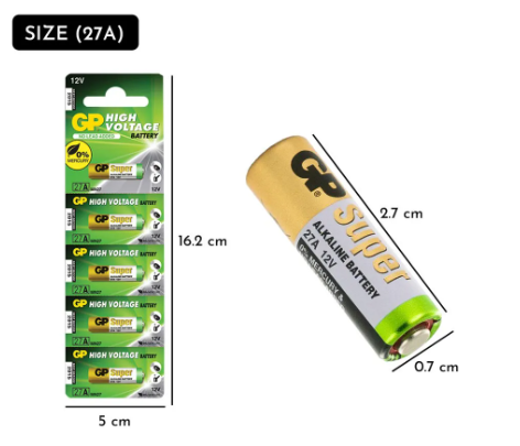 GP 27A Batteries 1Pcs