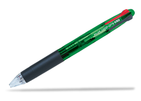 PILOT BPKG-35R 4色原子筆 / 透明綠色