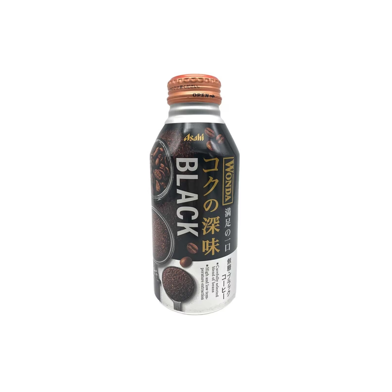 朝日 WONDA 深煎無糖 黑咖啡 400g x 1支