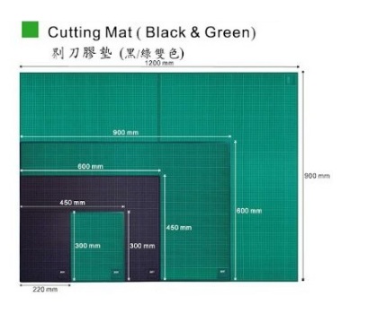 MIT CM3045GB <黑/绿双色>双面界刀墊 A3:30X45cm