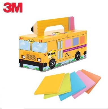 3M 654-18SSBus 巴士報事貼 3 x 3 /18本