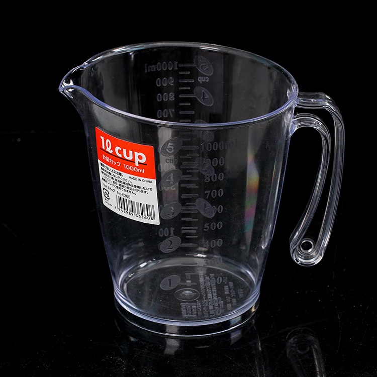 KM.6260.透明塑膠量杯 1000ml