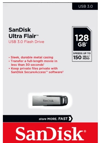 128GBSanDisk Ultra Flair CZ73 USB 3.0 儲存器