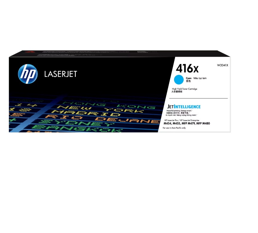 HP 鐳射打印機碳粉 W2041A-Cyan (416A)