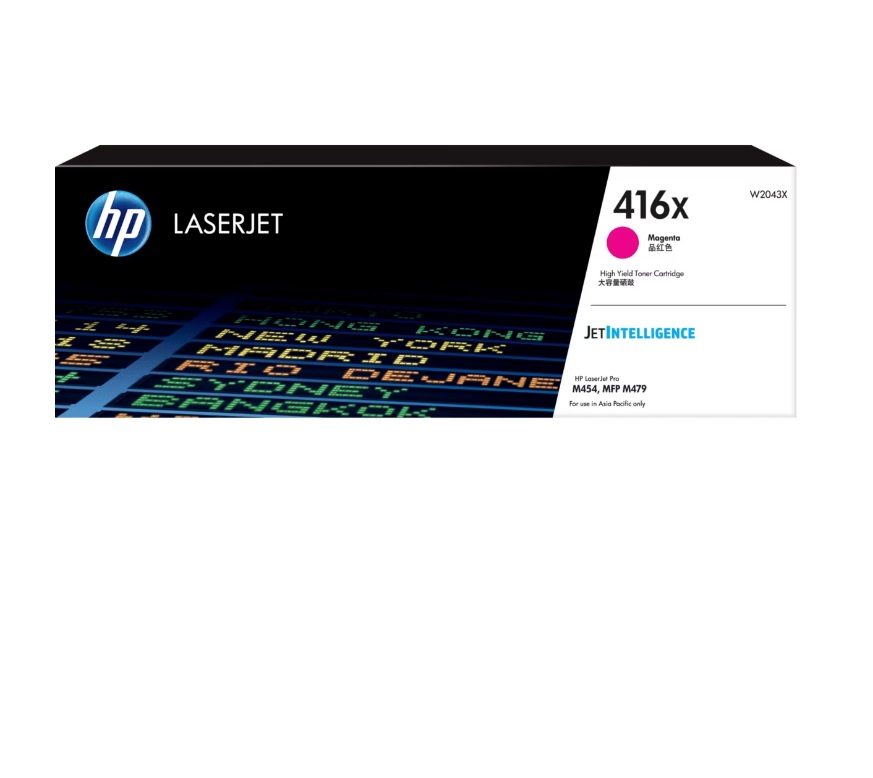 HP 鐳射打印機碳粉 W2043A-Magenta (416A)