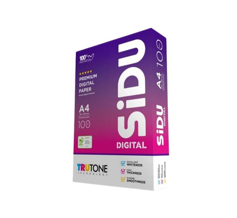 Sidu Digital A4 100g 特白鐳射影印紙