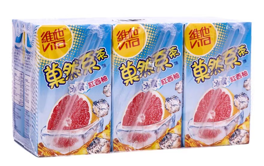 維他菓然系冰震紅西柚茶 250ml x 6包