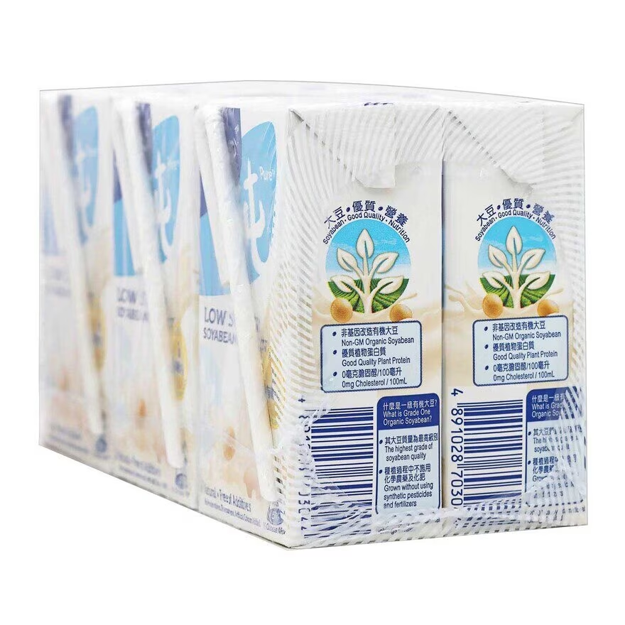 維他奶純低糖豆漿 250ml x6包