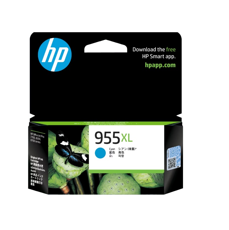 HP 打印機噴墨盒 HP L0S63AA-Cyan (955XL)