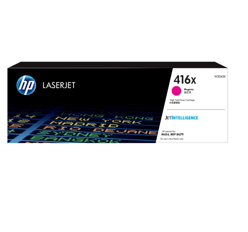 HP 鐳射打印機碳粉 W2043X-Magenta(416X)