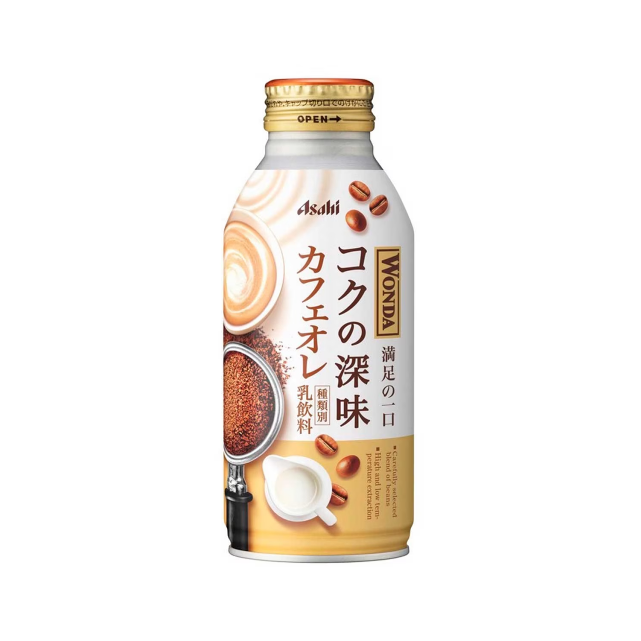 ASAHI 朝日極特濃牛奶咖啡 370g x 1支
