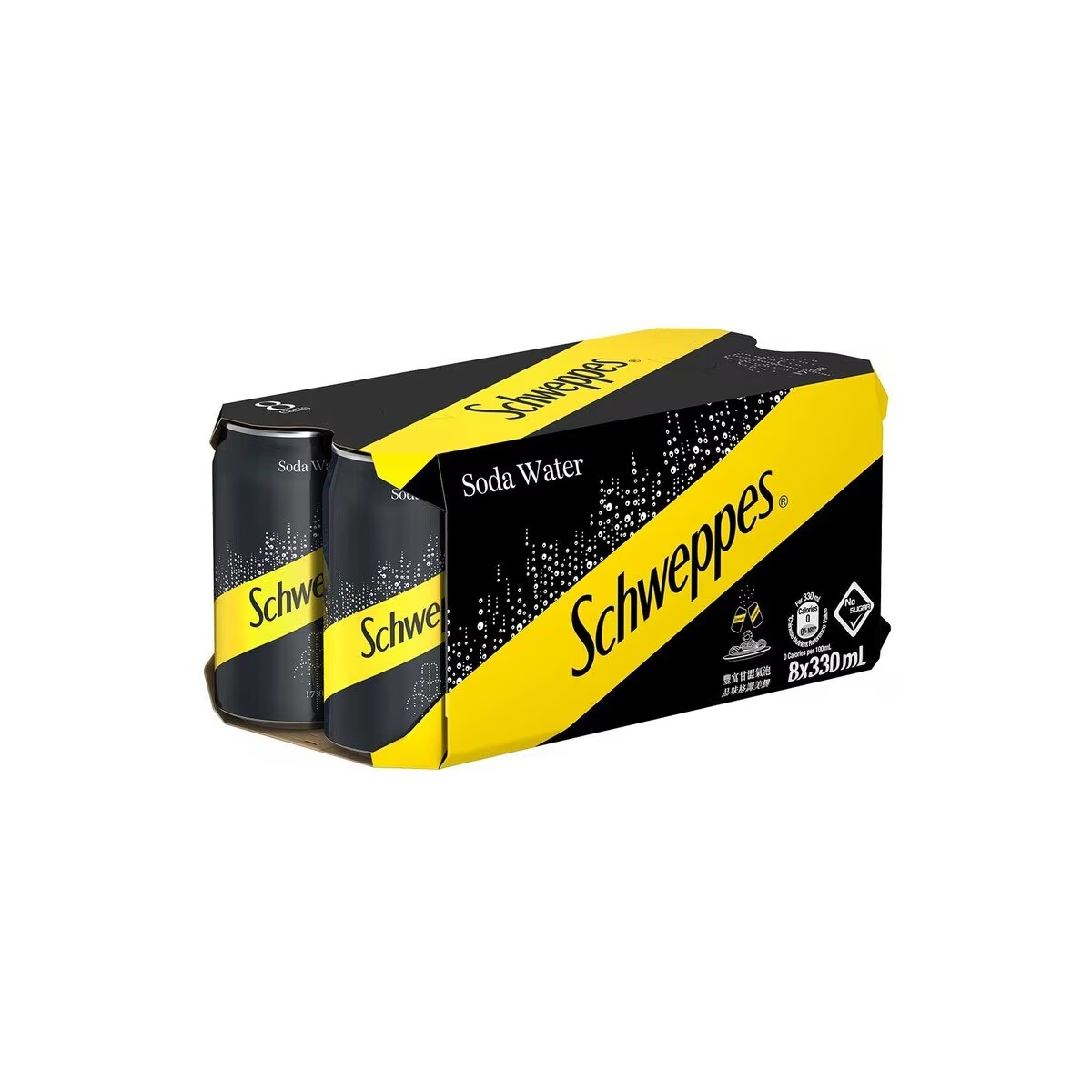 Schweppes Soda Water 330ml x 8cans