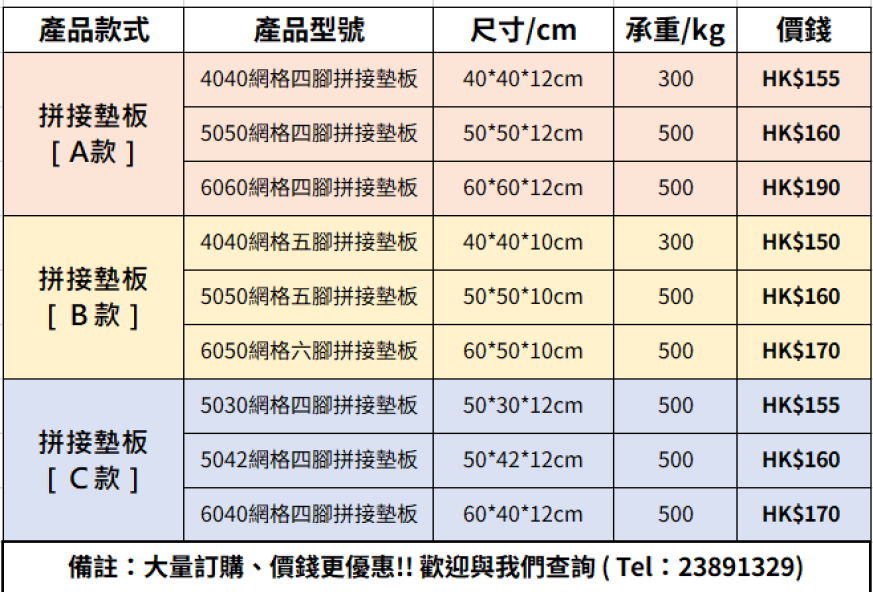 塑料防潮墊板可拼接