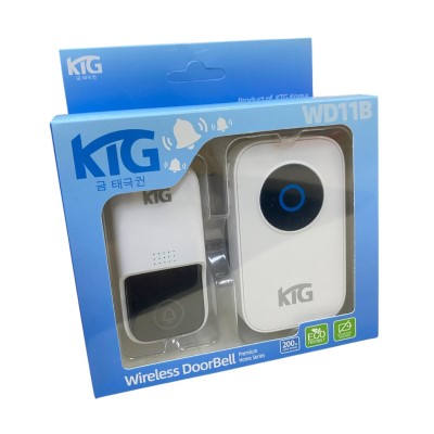 KTG WD11B 200m powerful wireless doorbell (plug-in type - no battery required)