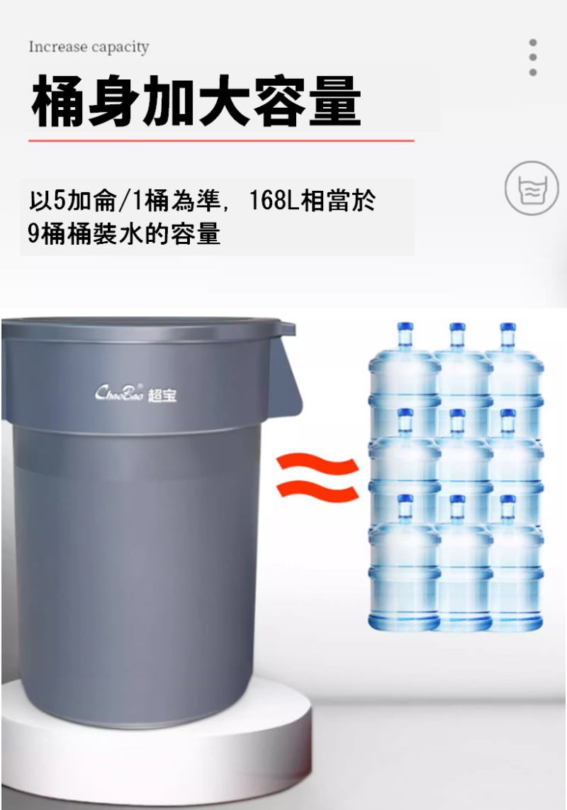 圓形大垃圾桶