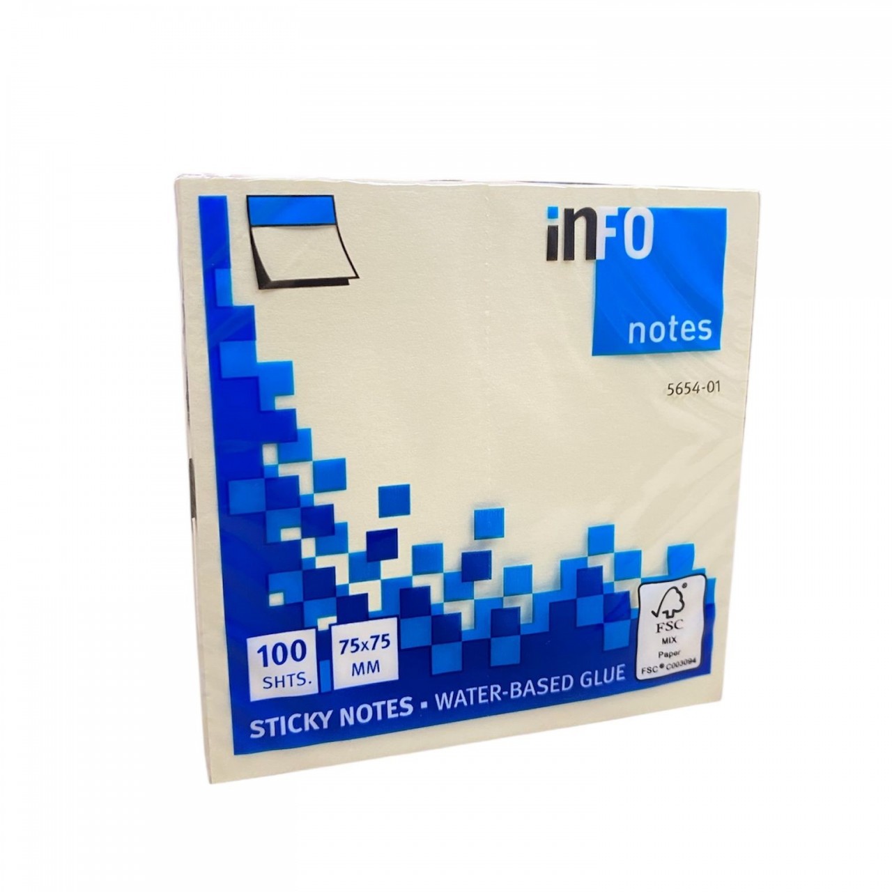inFO No. 5654-01黃色報事貼 3" x 3"