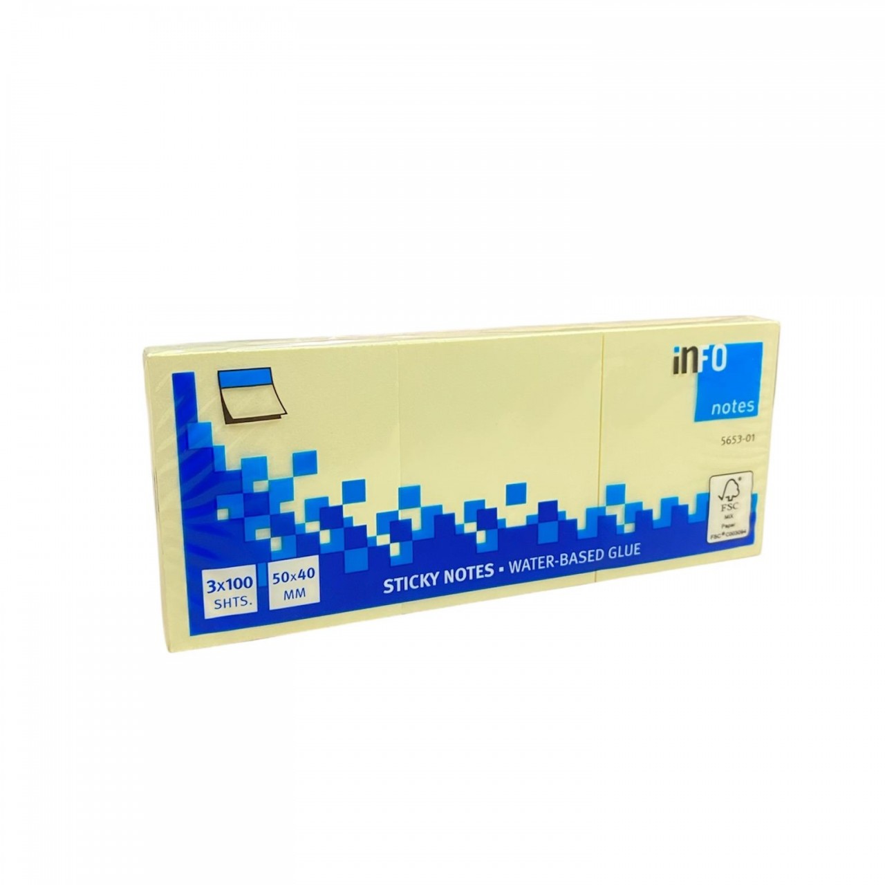 inFO No. 5653-01黃色報事貼 1.5" x 2"