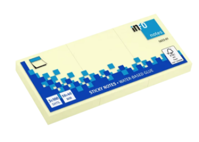 inFO No. 5653-01黃色報事貼 1.5" x 2"