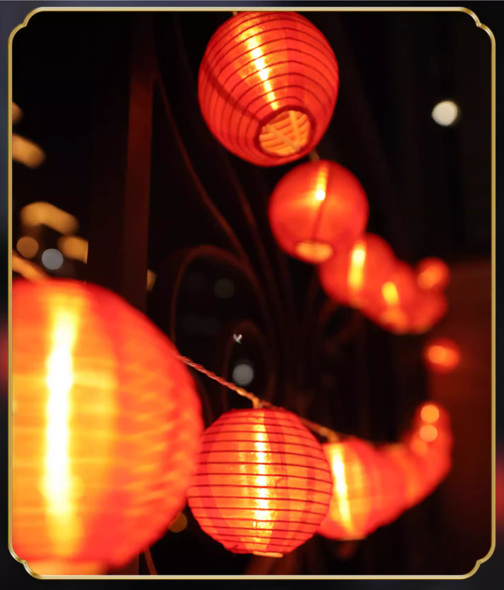 彩色 / 紅色小燈籠串防水裝飾~~歡迎訂購~~