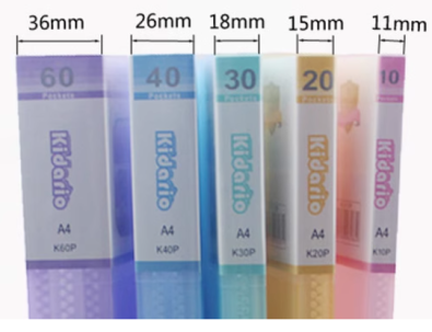 Kidario K40P A4 40頁 磨砂資料薄 (不加頁裝)(顏色隨機)