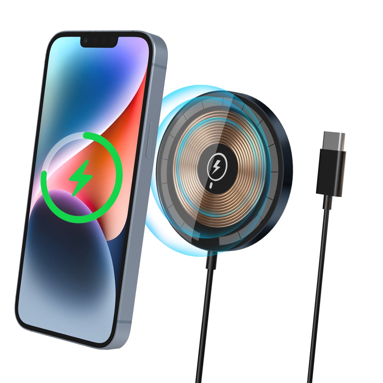 Ven-Dens USB-C 磁吸無線充電線15W