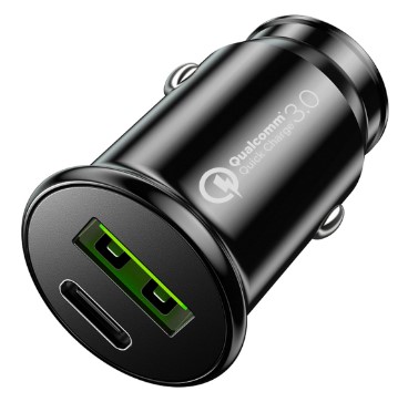 Ven-Dens CC003 Two-Port USB A+C 迷你車充