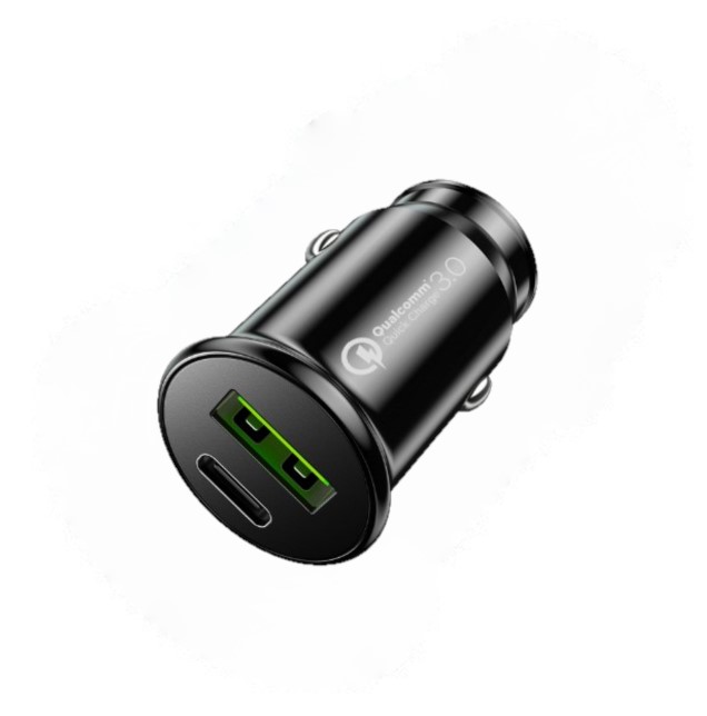 Ven-Dens CC003 Two-Port USB A+C 迷你車充
